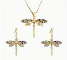 Dragonfly earrings necklace for sale  Sulphur Springs