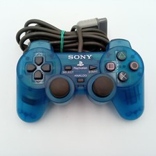 Usado, Controle Sony Playstation 1 PS1 azul transparente controle analógico região livre comprar usado  Enviando para Brazil