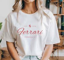 Camiseta Ferrari Fórmula 1, F1, Ferrari Crewneck, Charles Leclerc, Camiseta de Corrida F1 comprar usado  Enviando para Brazil