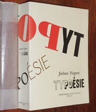 Jérôme peignot typoesie d'occasion  Auray