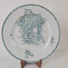 Plat rond décor d'occasion  Saint-Macaire