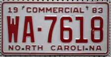 North carolina nummernschild gebraucht kaufen North carolina nummernschild gebraucht kaufen  Euskirchen