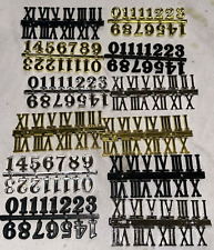 12x clock numerals for sale  BRADFORD