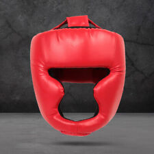 Usado, Capacete de boxe totalmente coberto equipamento de proteção de boxe couro ecológico para homens mulheres crianças comprar usado  Enviando para Brazil