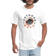 Camiseta masculina com logotipo para meninos ao ar livre, usado comprar usado  Enviando para Brazil