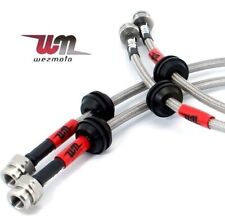 Mangueiras/linhas de freio trançadas de aço inoxidável Ford Fiesta MK6 KIT COMPLETO WM comprar usado  Enviando para Brazil