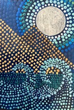 Pyramids landscape abstract for sale  Tehachapi
