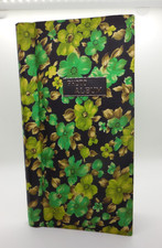Álbum de fotos floral verde mod satinado años 60 70 6"x 11,5” | 3,5" x 4,5” fotos Japón segunda mano  Embacar hacia Mexico