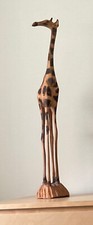 Afrikanische holzfigur giraffe gebraucht kaufen  Taufkirchen