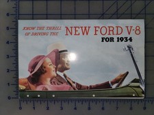 1934 ford brochure for sale  Suffolk