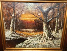 original oil landscape for sale  Wood Dale