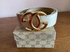 Ceinture cuir gucci d'occasion  Bénouville