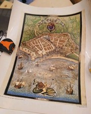 Ancienne planche affiche d'occasion Ancienne planche affiche d'occasion  Bardos