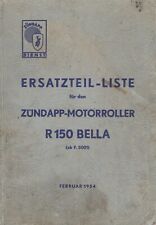 Ersatzteil liste parts for sale  NOTTINGHAM
