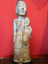 Ancienne sculpture bois d'occasion  Beaurepaire