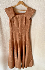 Damenkleid braun 60er gebraucht kaufen  Deutschland