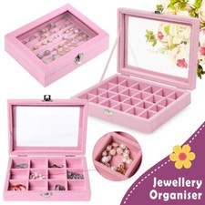 Pink velvet jewellery for sale  UK