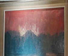 Dipinto olio gattai usato  Milano