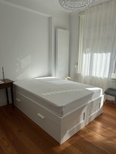 Brimnes bettgestell weiß gebraucht kaufen  Stuttgart