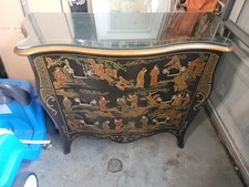 Vintage chinoiserie lacquer for sale  Oceanside