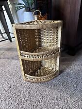 Vintage wicker corner for sale  Lapeer