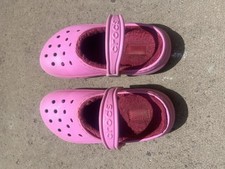 Pink crocs fur for sale  HALESOWEN