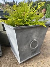 Galvanised tapered planter for sale  OAKHAM