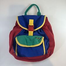 RARO Vintage Anos 90 Gymboree Mochila Bolsa Color Block Etiqueta Arco-íris Escola Infantil, usado comprar usado  Enviando para Brazil