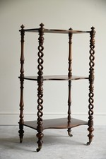 Antique rosewood whatnot for sale  REDRUTH