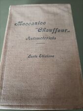 Libro meccanico chauffeur usato  Melegnano
