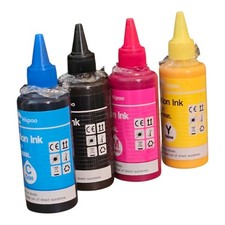 Pacote com 4 tintas de sublimação Hiipoo recarregadas para ET2400 ET2720 ET2760 ET-2803 XP4100, usado comprar usado  Enviando para Brazil