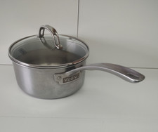 Panela de molho Viking 3 camadas aço inoxidável ligada com tampa de vidro 3QT/2,8L comprar usado  Enviando para Brazil
