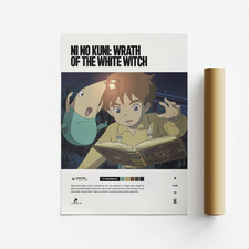 Pôster/impressão arte videogame Ni No Kuni: Wrath of the White Witch (2011) comprar usado  Enviando para Brazil