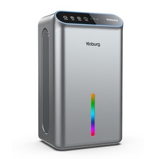 Desumidificador, tanque de água de 85 oz, (800 pés quadrados) com luz LED colorida - Cinza comprar usado  Enviando para Brazil