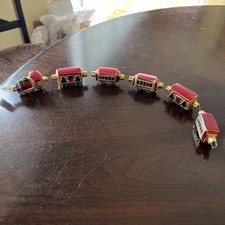 Vtg.glass train garland for sale  Morton