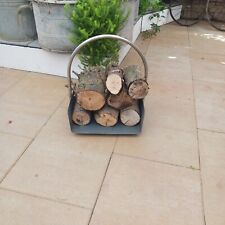 Holzkorb kohlenkorb metall gebraucht kaufen  Ellrich