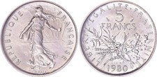 Francs semeuse 1980 d'occasion  France