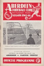 Aberdeen partick thistle. for sale  AYLESBURY