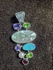 Silver pendant semi for sale  New York