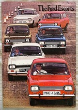Ford escort brochure d'occasion  Expédié en Belgium