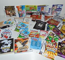 Nintendo DS & 3DS Manual de instrucciones Libro Estuche Caja Arte Cubierta Inserto Incrustación Solo segunda mano  Embacar hacia Mexico