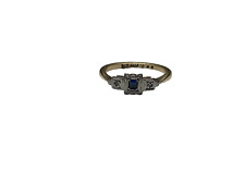 Art deco sapphire for sale  LIVERPOOL