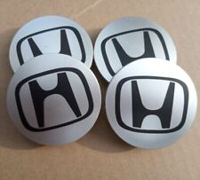 Tampas de centro de roda Honda 69mm logotipo alumínio preto CONJUNTO DE 4, usado comprar usado  Enviando para Brazil