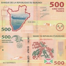 Banconota burundi 500 usato  Rho