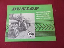 Leaflet dunlop tractor d'occasion  Expédié en Belgium