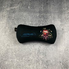 Travesseiro vintage Ed Hardy por Christian Audigier para carros logotipo preto Y2K comprar usado  Enviando para Brazil