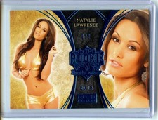 2013 Bench Warmer Gold Edition Rookie #GR16 Natalie Lawrence /2 Blue RC comprar usado  Enviando para Brazil