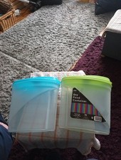 Dry food containers for sale  BURGESS HILL