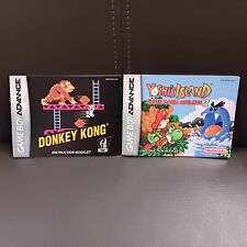 Folhetos Yoshi's Island Super Mario Advance 3 e Donkey Kong Game Boy Advance comprar usado  Enviando para Brazil