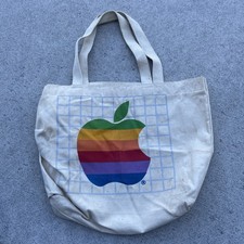 Bolsa de lona para computador Apple - Logotipo arco-íris vintage comprar usado  Enviando para Brazil